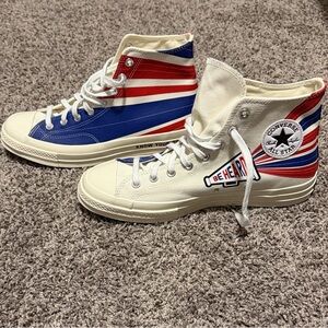 NWOT Converse 70s “Be Heard” High Tops Men’s 10
